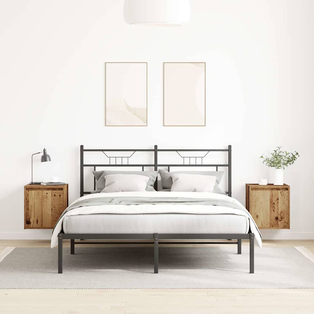 Tables de chevet murales 2 pcs vieux bois 38x34x40 cm - XIOS