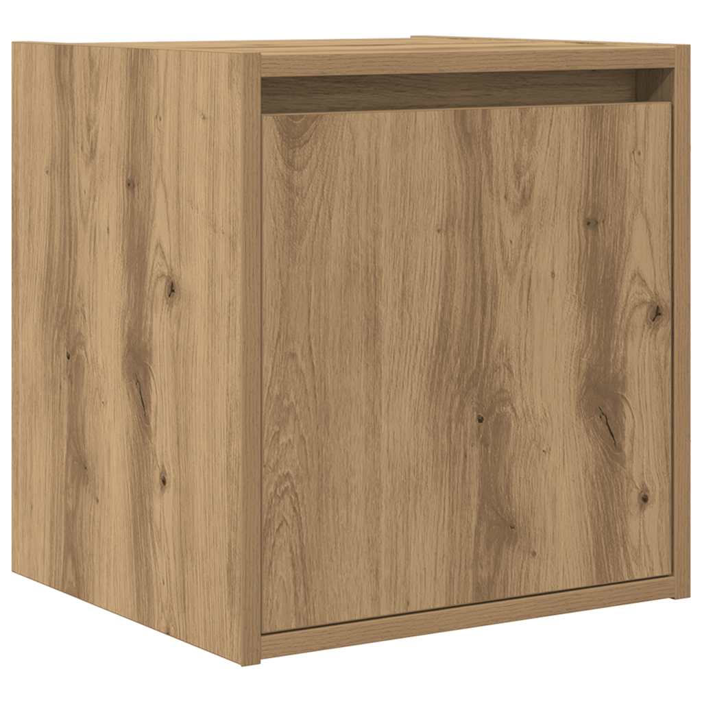 Tables de chevet murales 2 pcs chêne artisanal 38x34x40 cm - XIOS