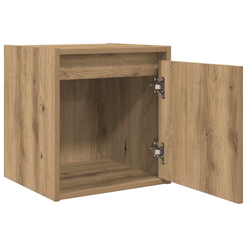 Tables de chevet murales 2 pcs chêne artisanal 38x34x40 cm - XIOS