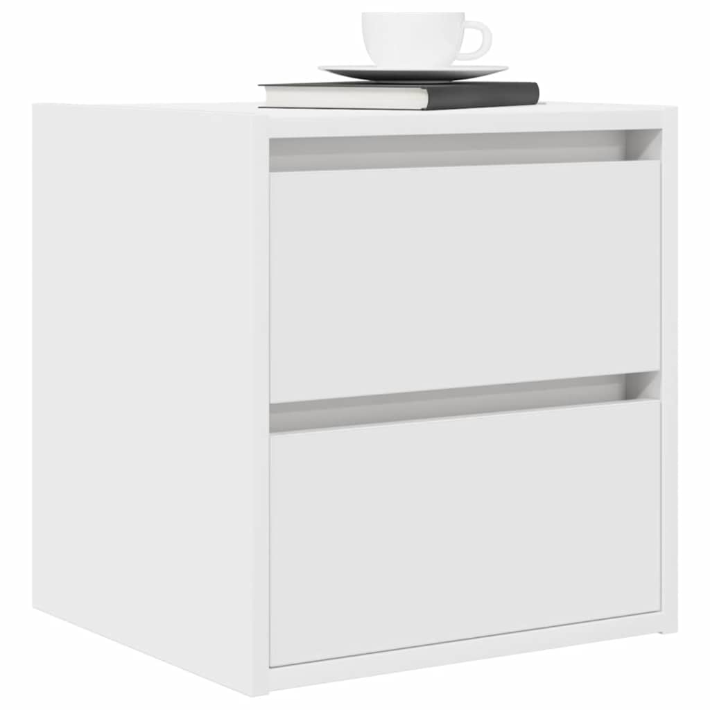 Tables de chevet murales 2 pcs blanc 38x34x40 cm - XIOS