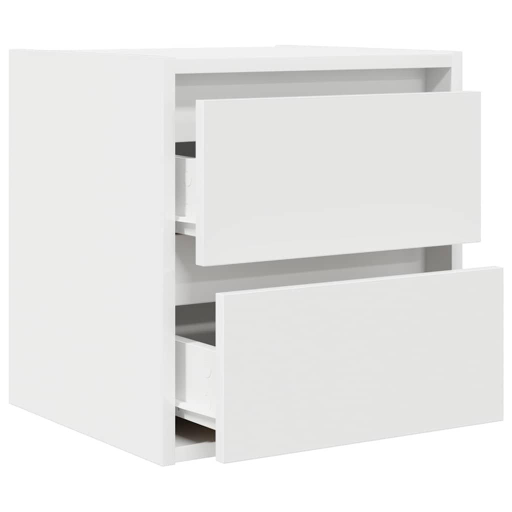 Tables de chevet murales 2 pcs blanc 38x34x40 cm - XIOS