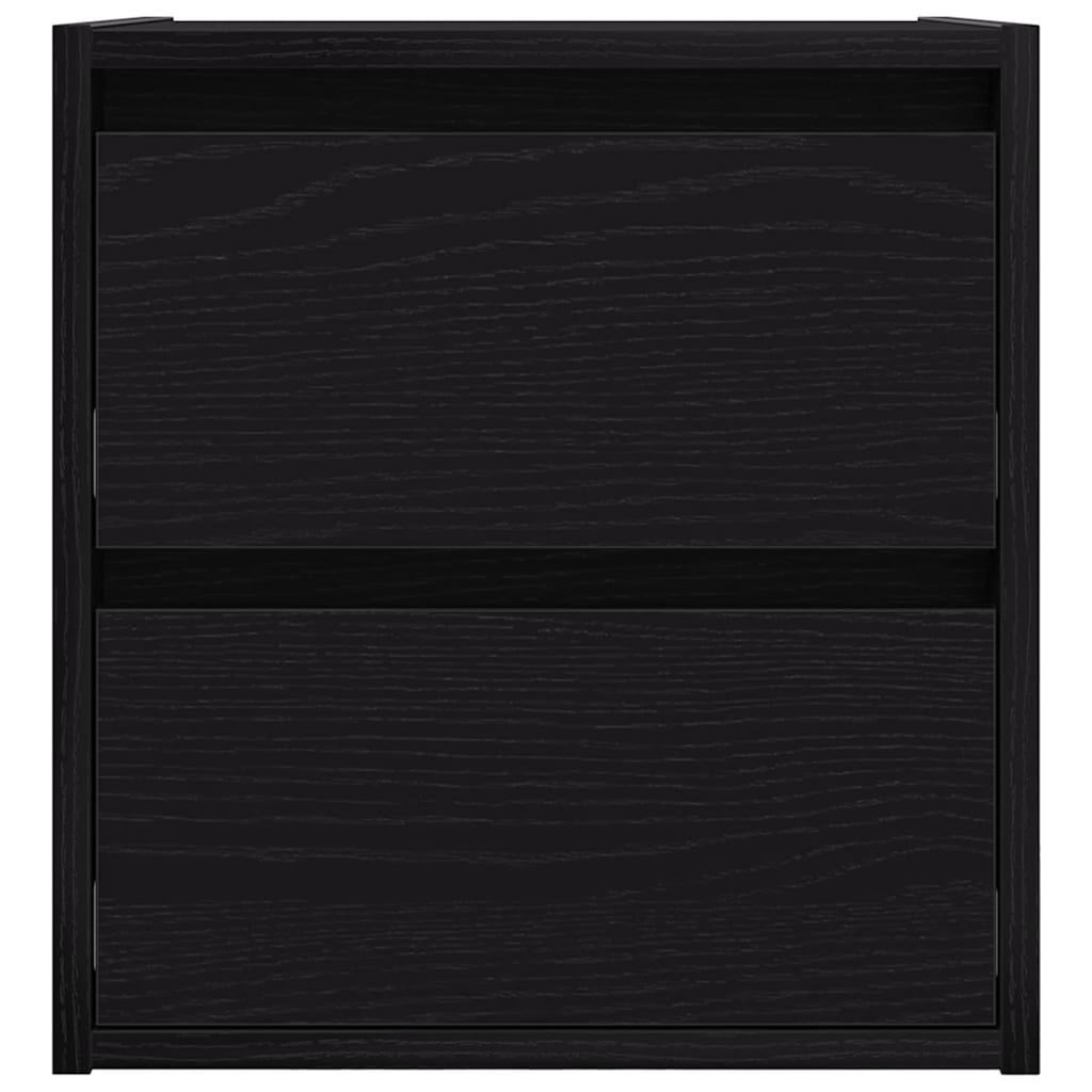 Tables de chevet murales 2 pcs chêne noir 38x34x40 cm - XIOS