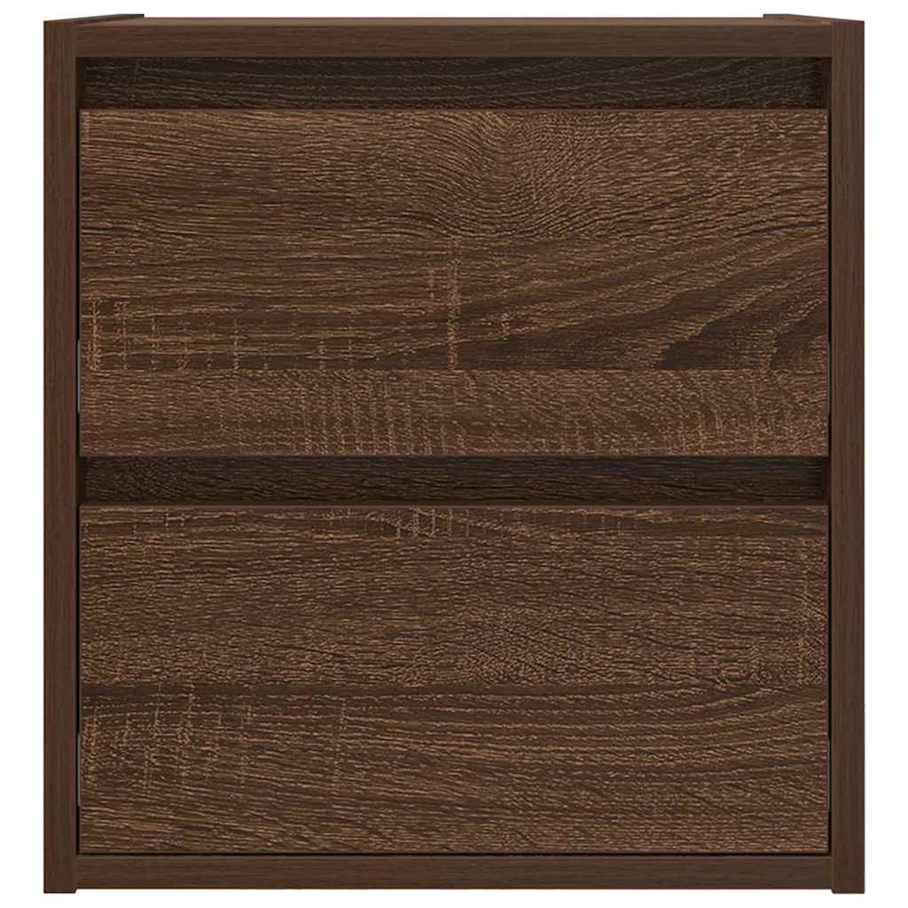 Tables de chevet murales 2 pcs chêne marron 38x34x40 cm - XIOS