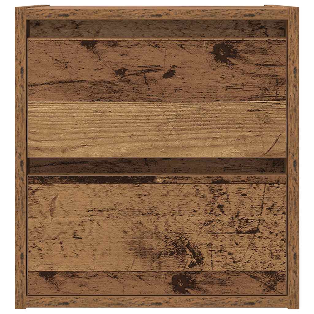 Tables de chevet murales 2 pcs vieux bois 38x34x40 cm - XIOS