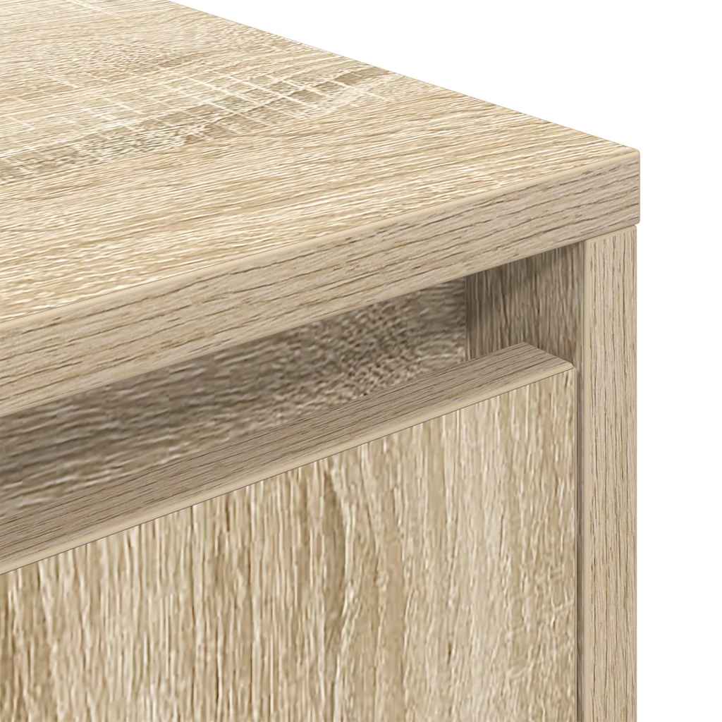 Table de chevet avec lumières LED chêne sonoma 38x34x50 cm - XIOS