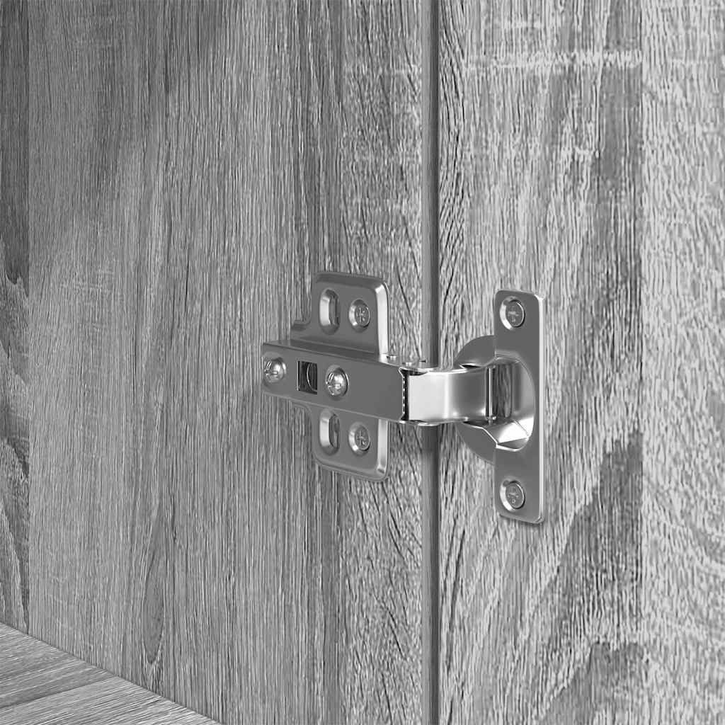 Table de chevet sonoma gris 39x35x65 cm bois d’ingénierie