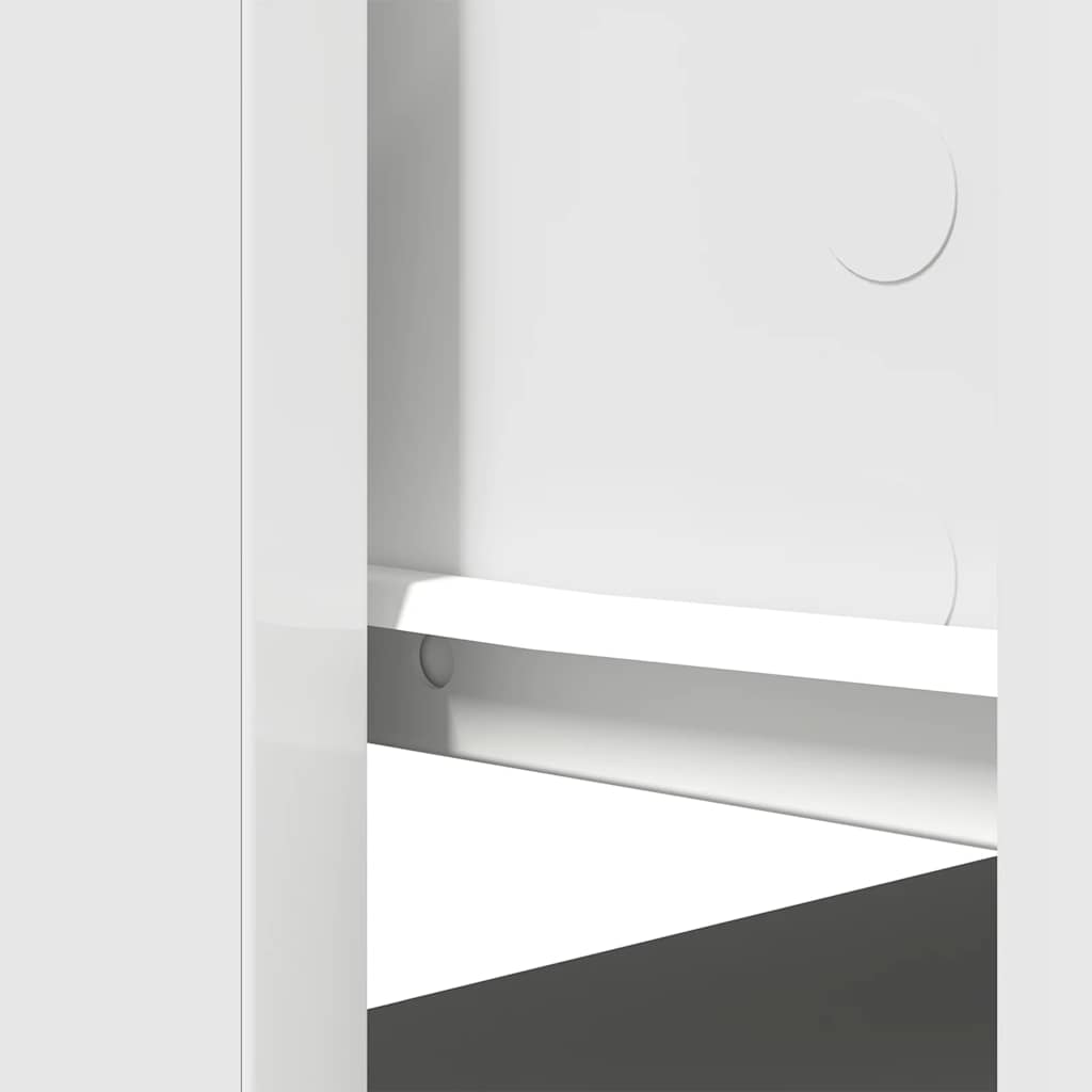 Table console avec tiroirs blanc 85,5x38,5x74,5 cm - XIOS