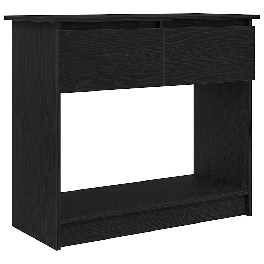 Table console avec tiroirs noir 85,5x38,5x74,5 cm - XIOS