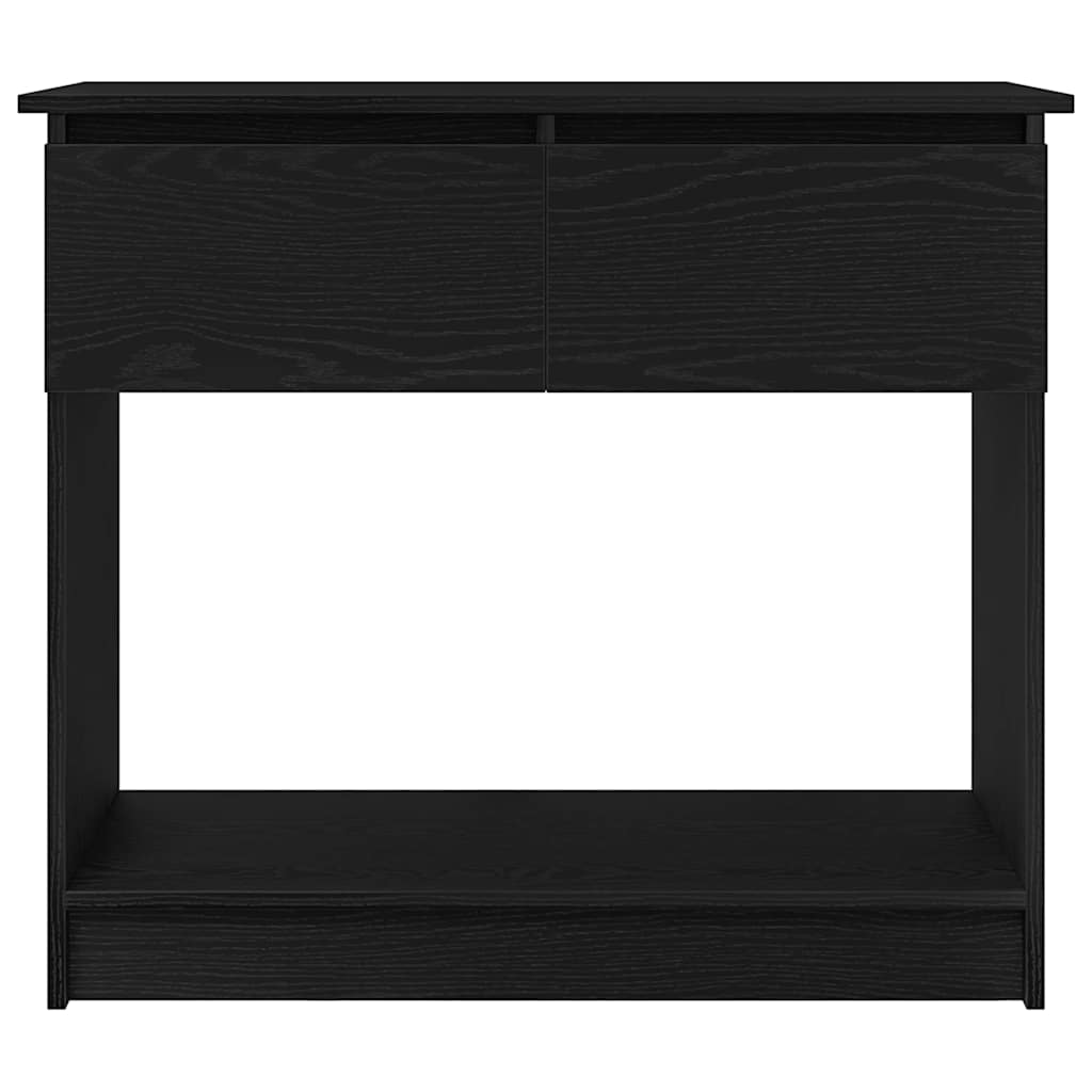 Table console avec tiroirs noir 85,5x38,5x74,5 cm - XIOS