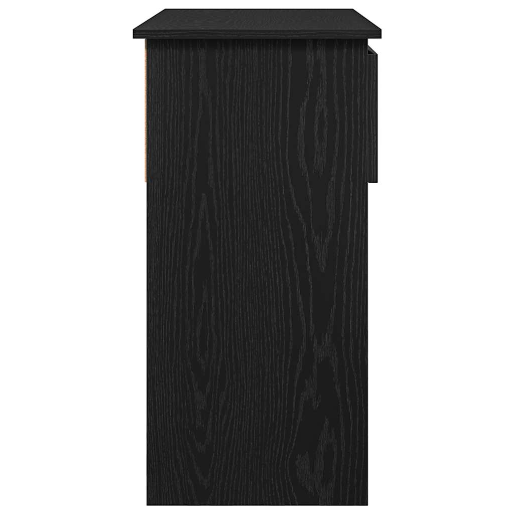 Table console avec tiroirs noir 85,5x38,5x74,5 cm - XIOS