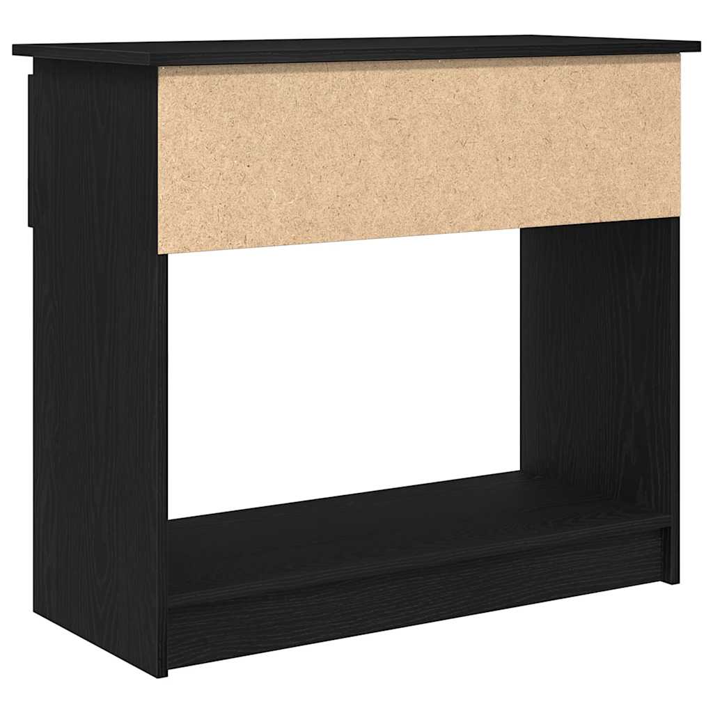 Table console avec tiroirs noir 85,5x38,5x74,5 cm - XIOS