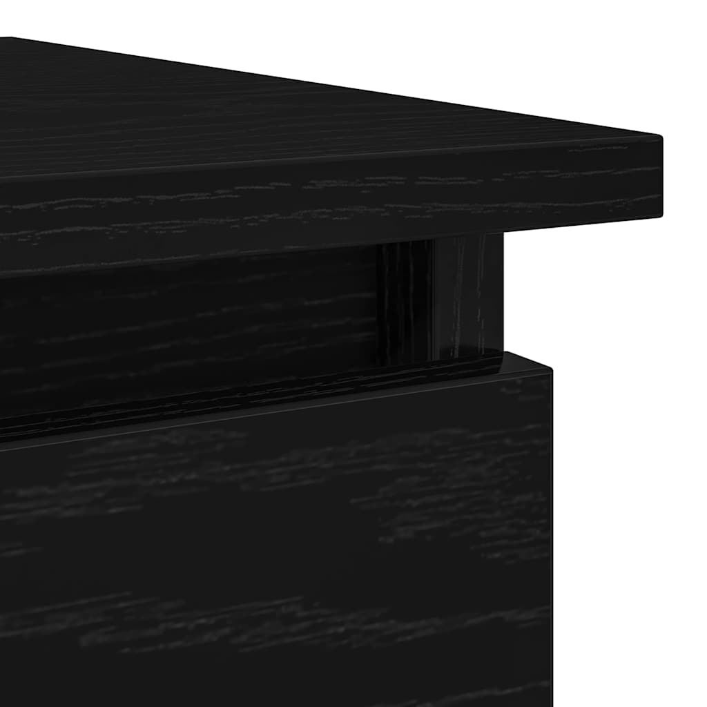 Table console avec tiroirs noir 85,5x38,5x74,5 cm - XIOS