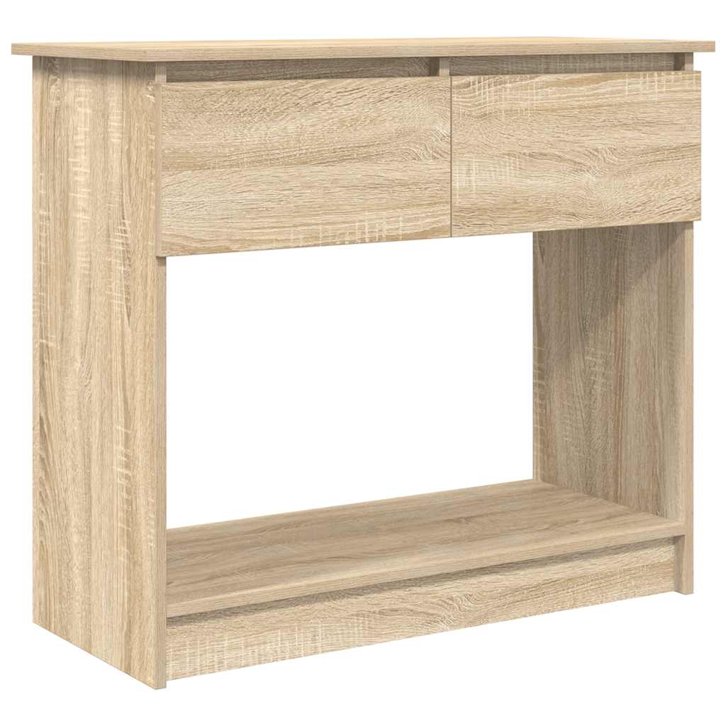 Table console avec tiroirs chêne sonoma 85,5x38,5x74,5 cm - XIOS