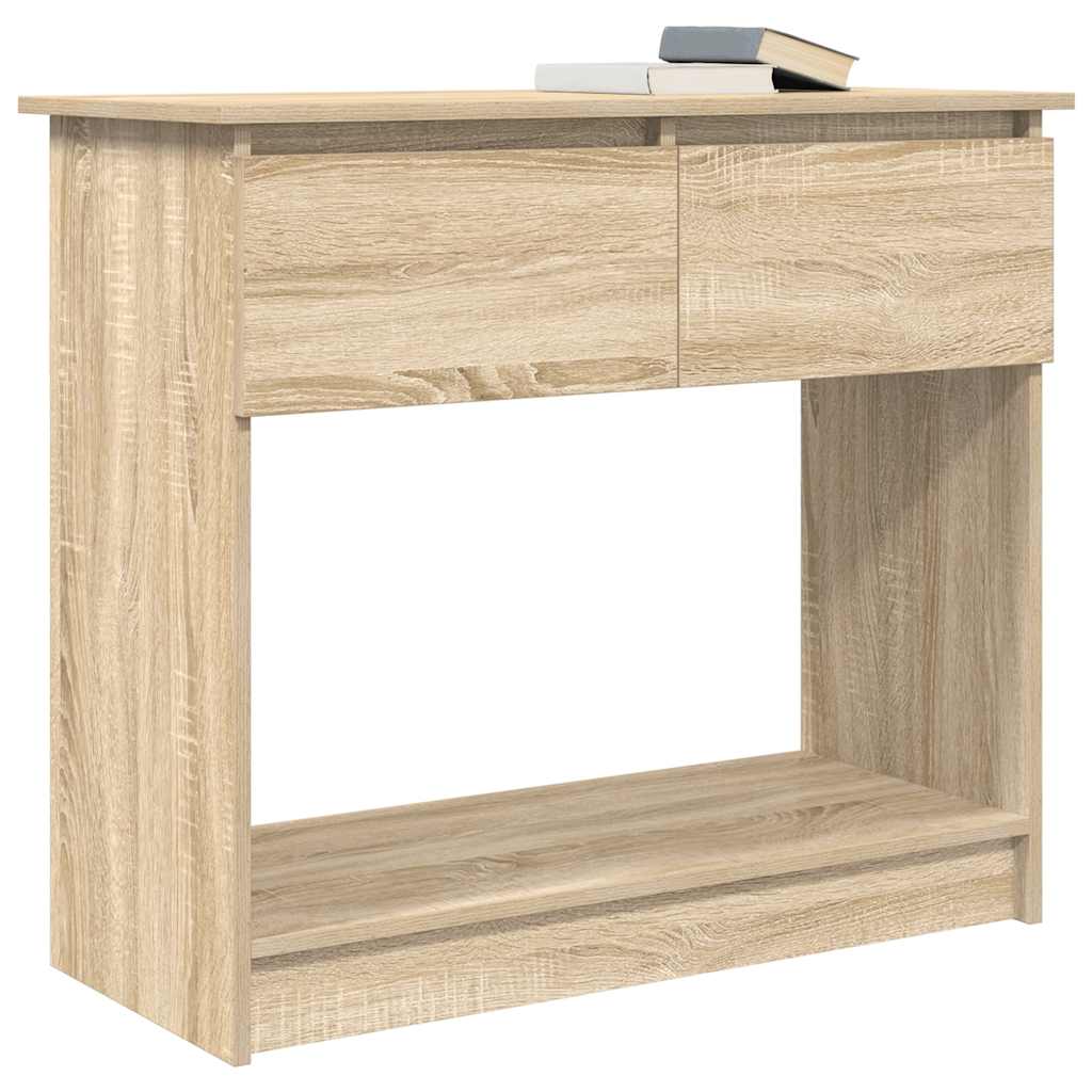 Table console avec tiroirs chêne sonoma 85,5x38,5x74,5 cm - XIOS