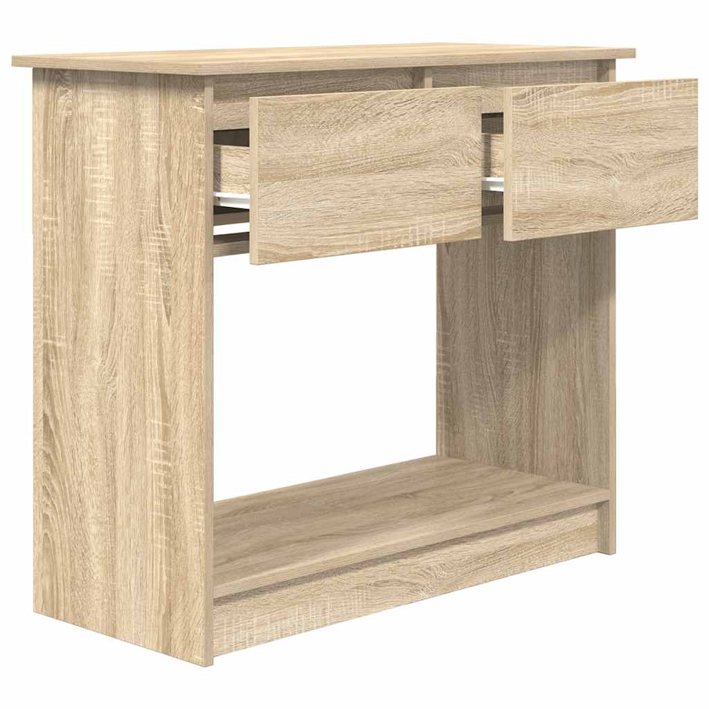 Table console avec tiroirs chêne sonoma 85,5x38,5x74,5 cm - XIOS
