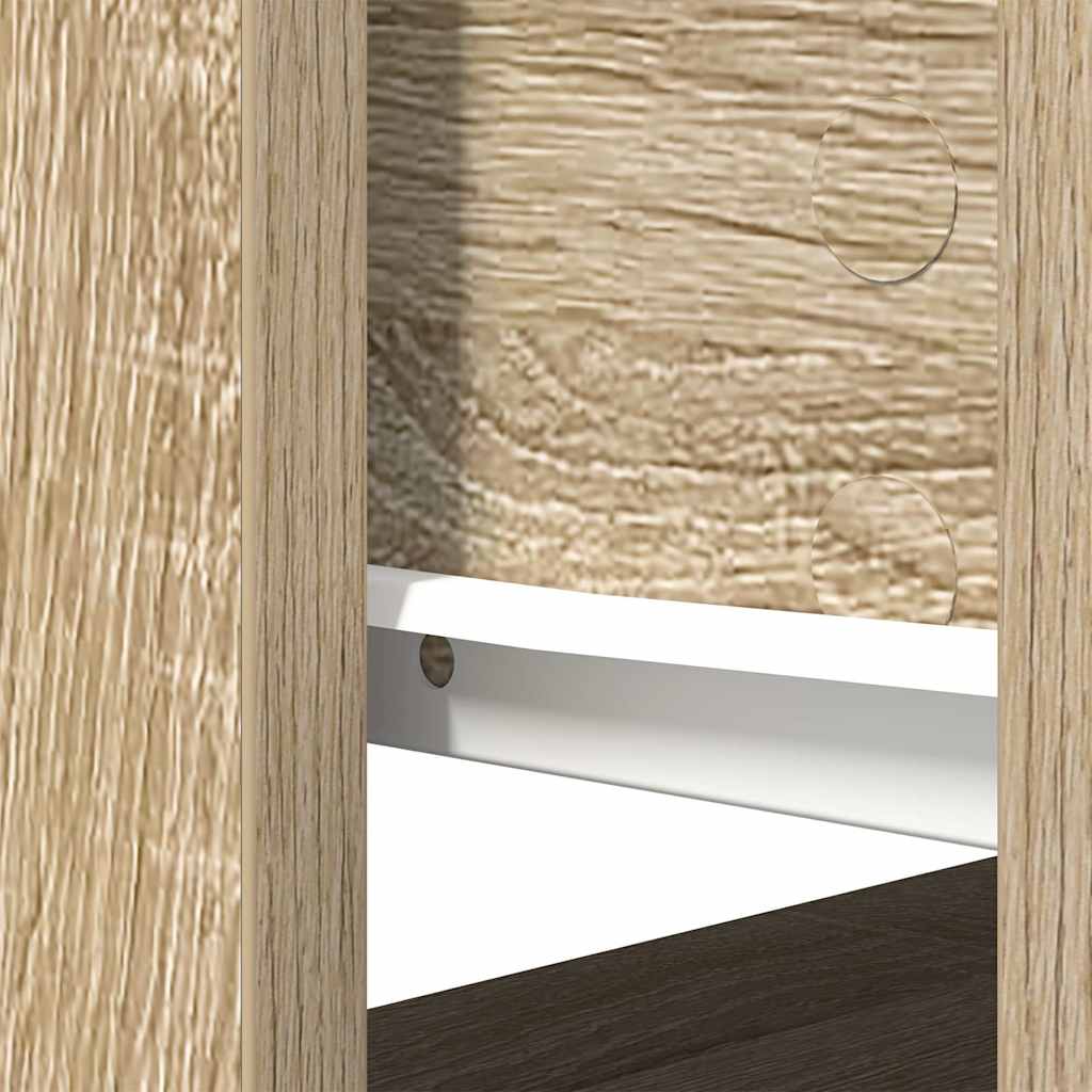 Table console avec tiroirs chêne sonoma 85,5x38,5x74,5 cm - XIOS