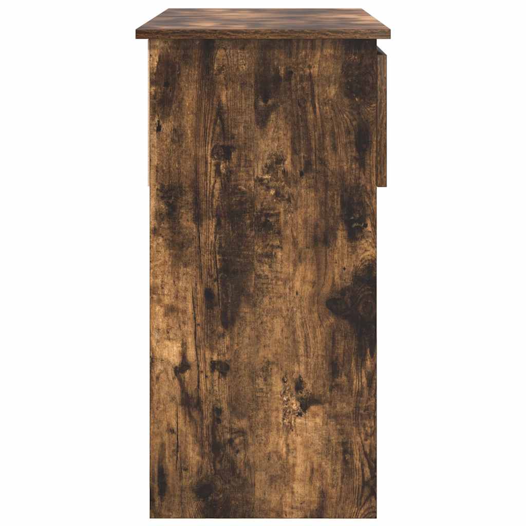 Table console avec tiroirs chêne fumé 85,5x38,5x74,5 cm - XIOS