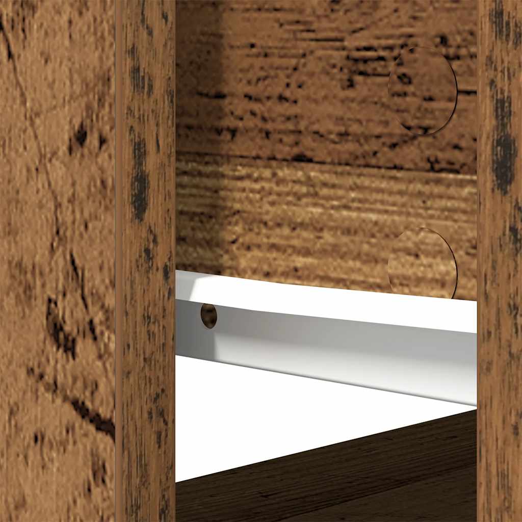 Table console avec tiroirs vieux bois 85,5x38,5x74,5 cm - XIOS