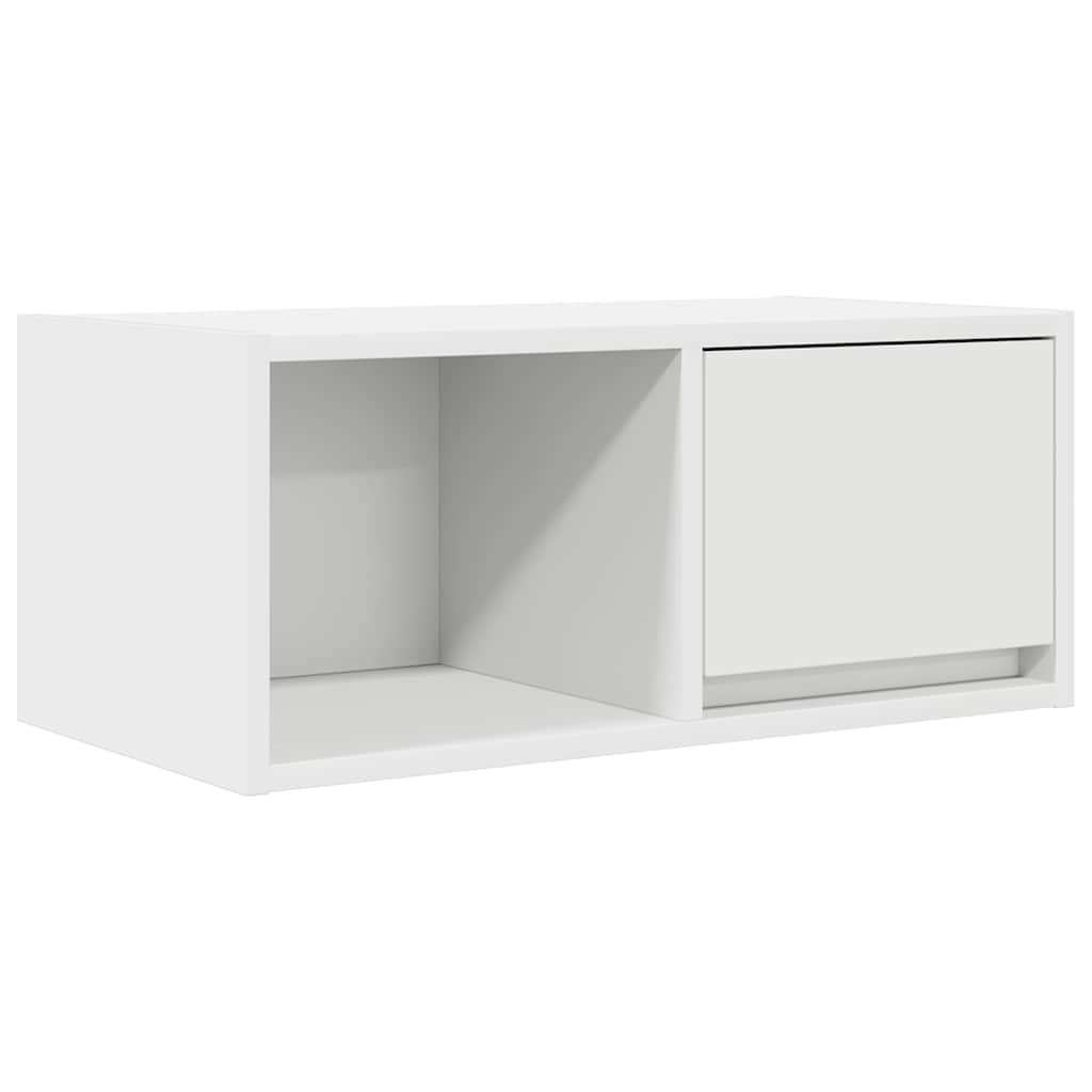 Meuble TV blanc 60x31x25,5 cm bois d'ingénierie - XIOS