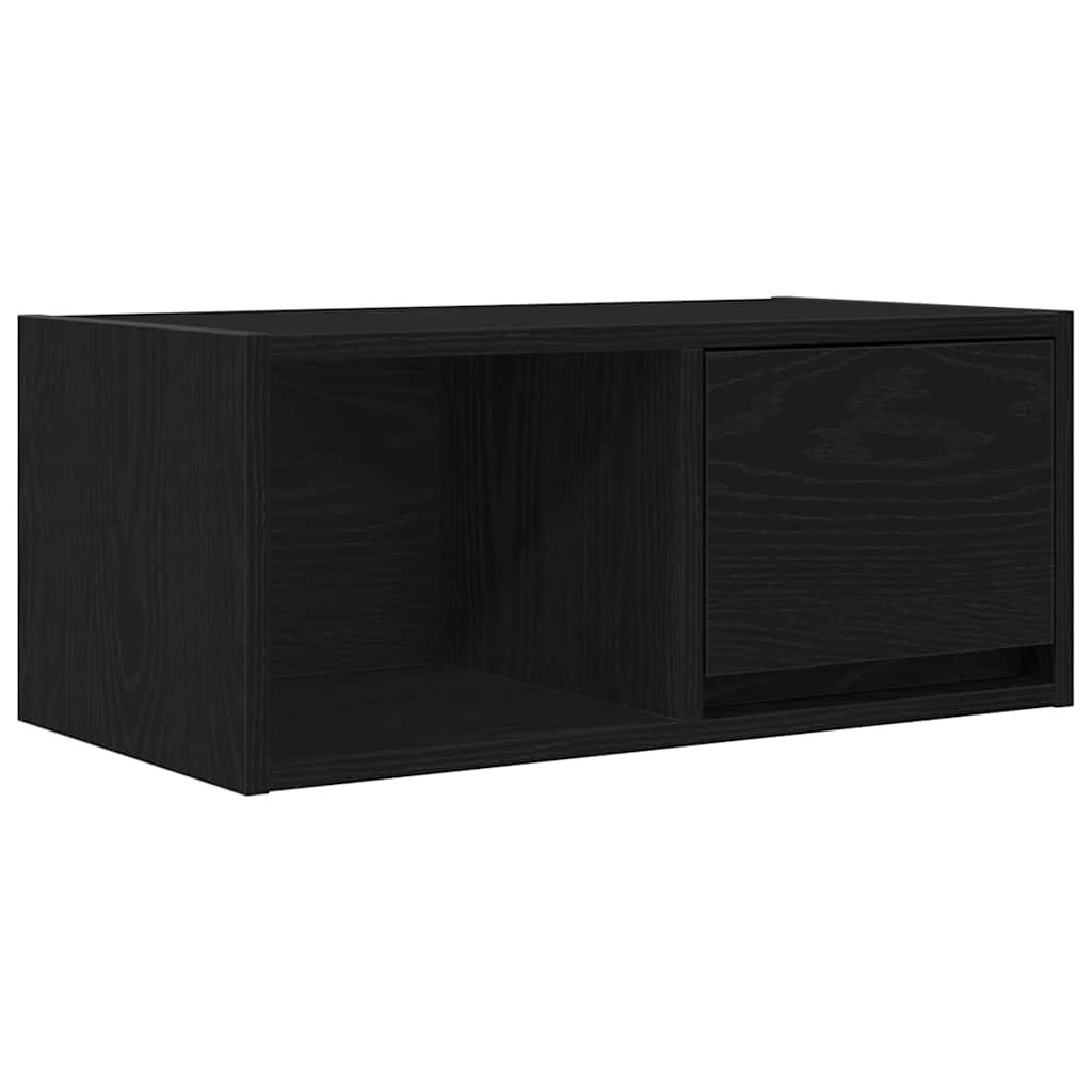 Meuble TV chêne noir 60x31x25,5 cm bois d'ingénierie - XIOS