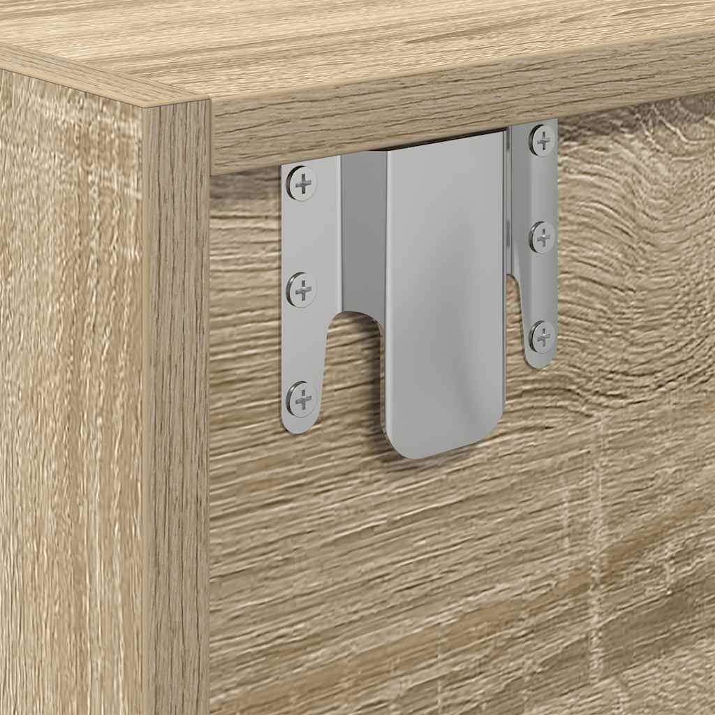 Meubles TV 2 pcs chêne sonoma 60x31x25,5 cm bois d'ingénierie - XIOS