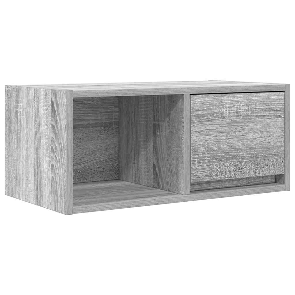 Meuble TV sonoma gris 60x31x25,5 cm bois d'ingénierie - XIOS