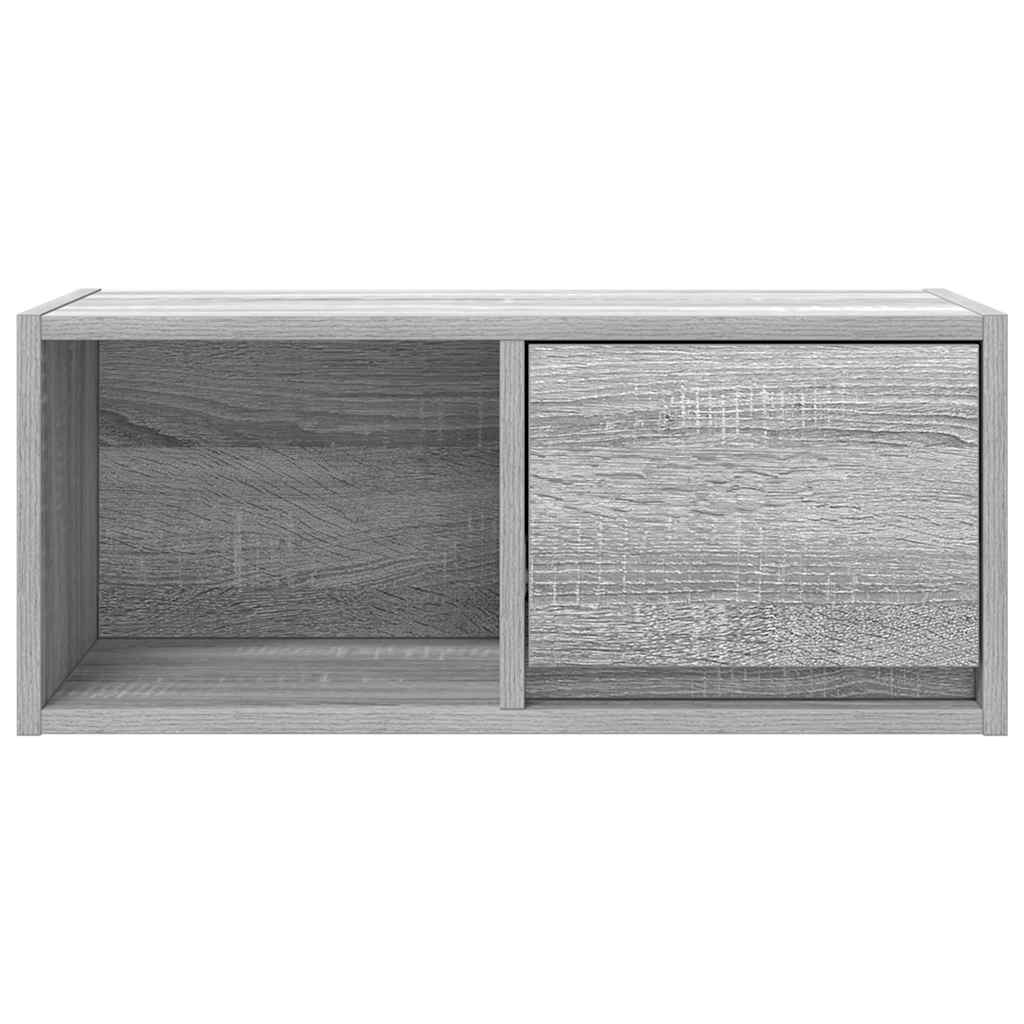 Meuble TV sonoma gris 60x31x25,5 cm bois d'ingénierie - XIOS