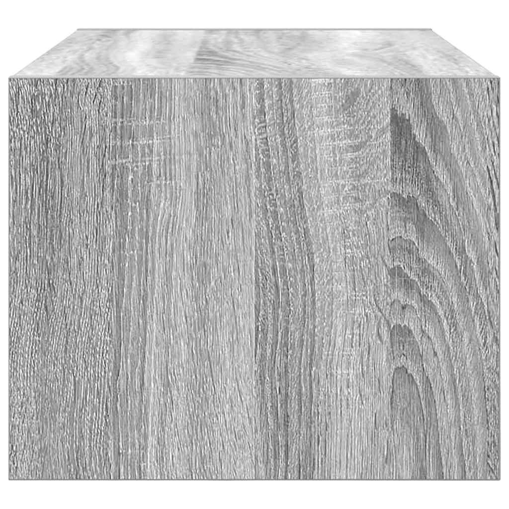 Meuble TV sonoma gris 60x31x25,5 cm bois d'ingénierie - XIOS