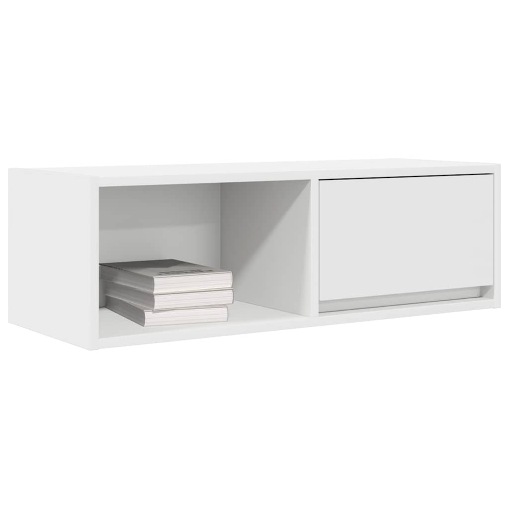 Meubles TV 2 pcs blanc 80x31x25,5 cm bois d'ingénierie - XIOS