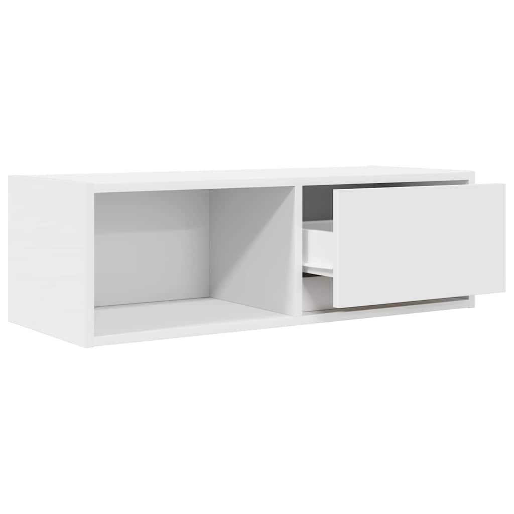 Meubles TV 2 pcs blanc 80x31x25,5 cm bois d'ingénierie - XIOS