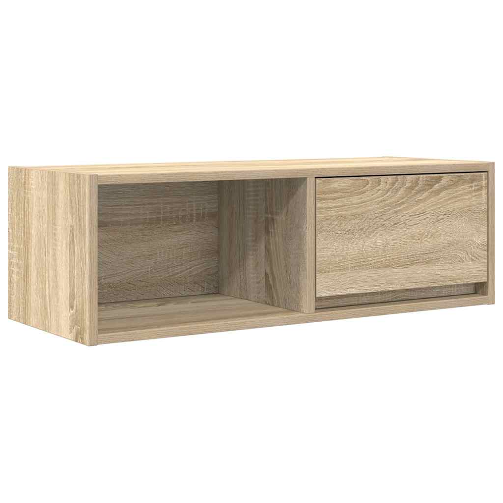 Meuble TV chêne sonoma 80x31x25,5 cm bois d'ingénierie - XIOS