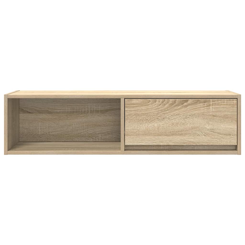 Meuble TV chêne sonoma 100x31x25,5 cm bois d'ingénierie - XIOS