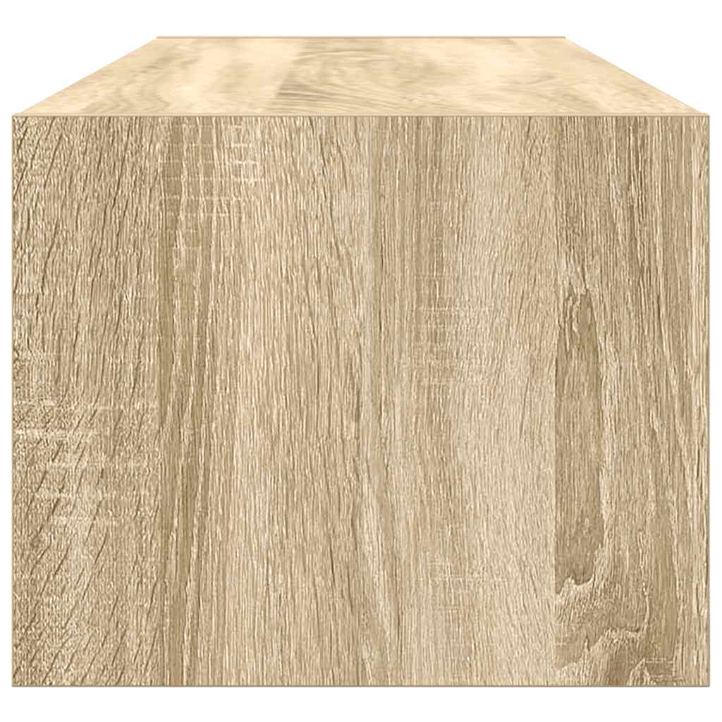 Meuble TV chêne sonoma 100x31x25,5 cm bois d'ingénierie - XIOS