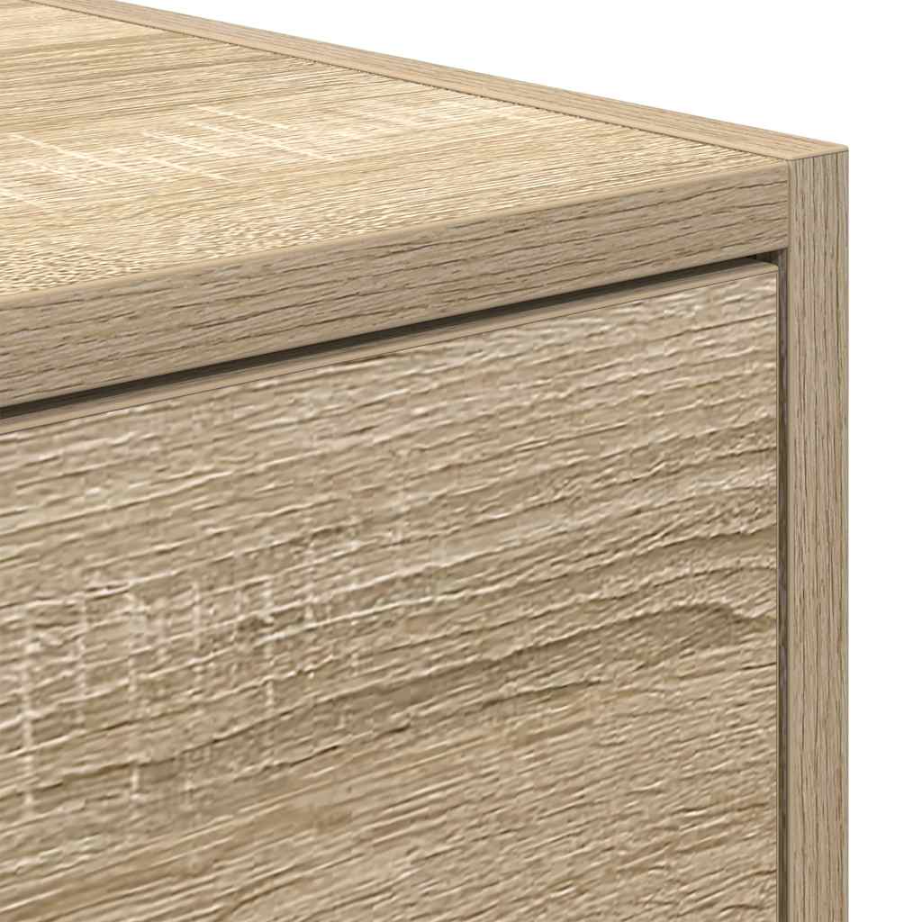 Meuble TV chêne sonoma 100x31x25,5 cm bois d'ingénierie - XIOS