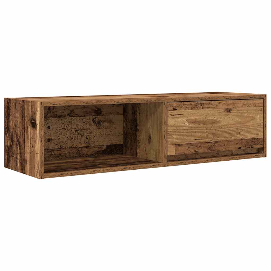 Meubles TV 2 pcs vieux bois 100x31x25,5 cm bois d'ingénierie - XIOS