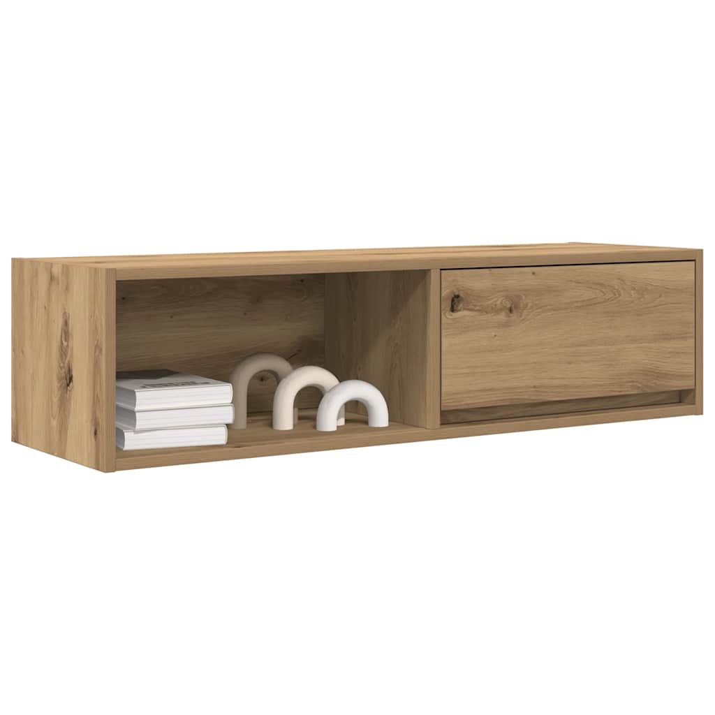 Meubles TV 2 pcs chêne artisanal 100x31x25,5 cm bois ingénierie - XIOS