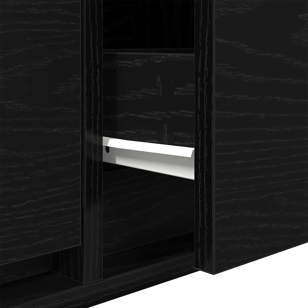 Meuble TV chêne noir 60x31x25,5 cm bois d'ingénierie - XIOS