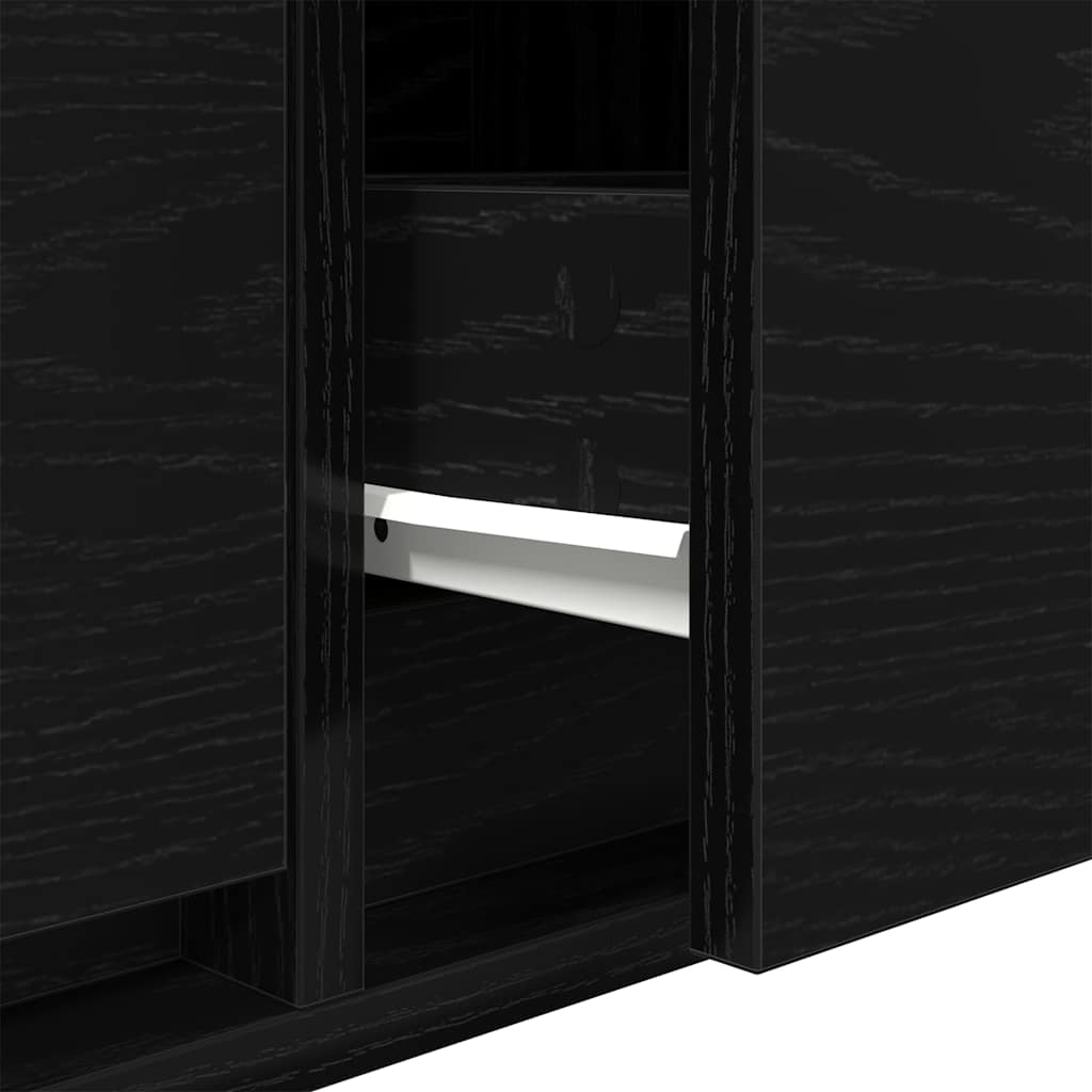 Meubles TV 2 pcs chêne noir 60x31x25,5 cm bois d'ingénierie - XIOS