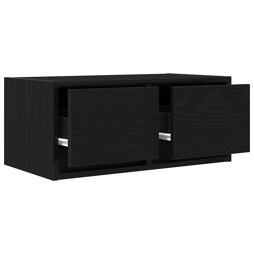 Meubles TV 2 pcs chêne noir 60x31x25,5 cm bois d'ingénierie - XIOS