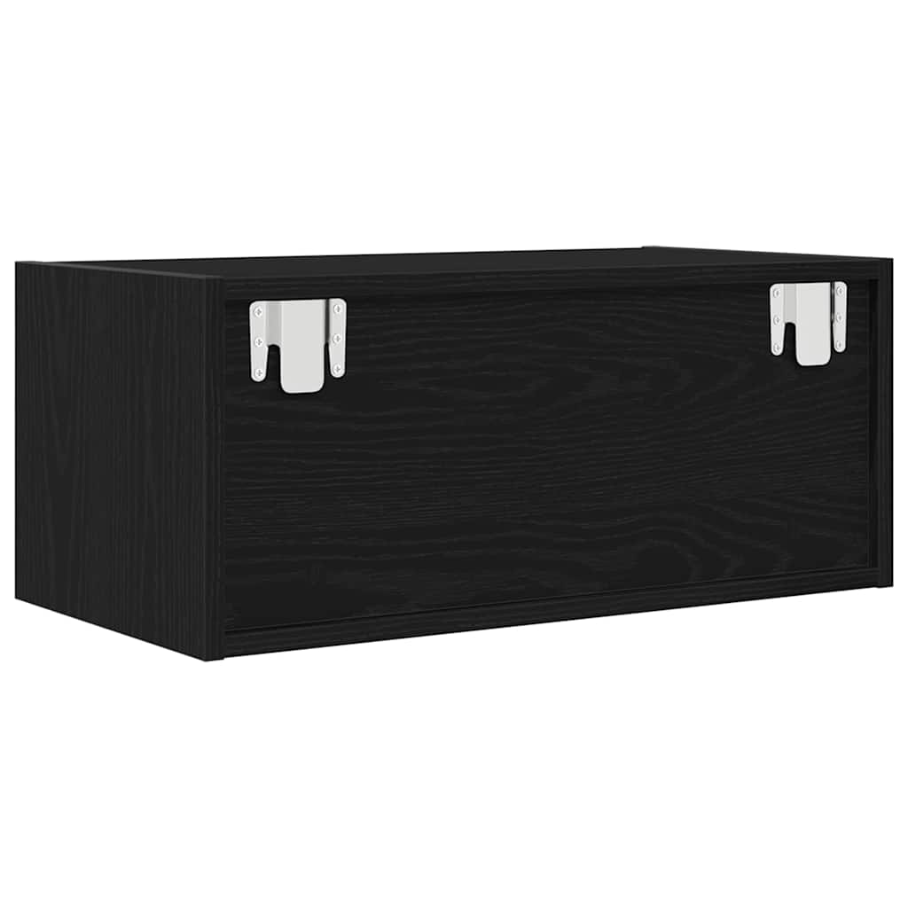 Meubles TV 2 pcs chêne noir 60x31x25,5 cm bois d'ingénierie - XIOS