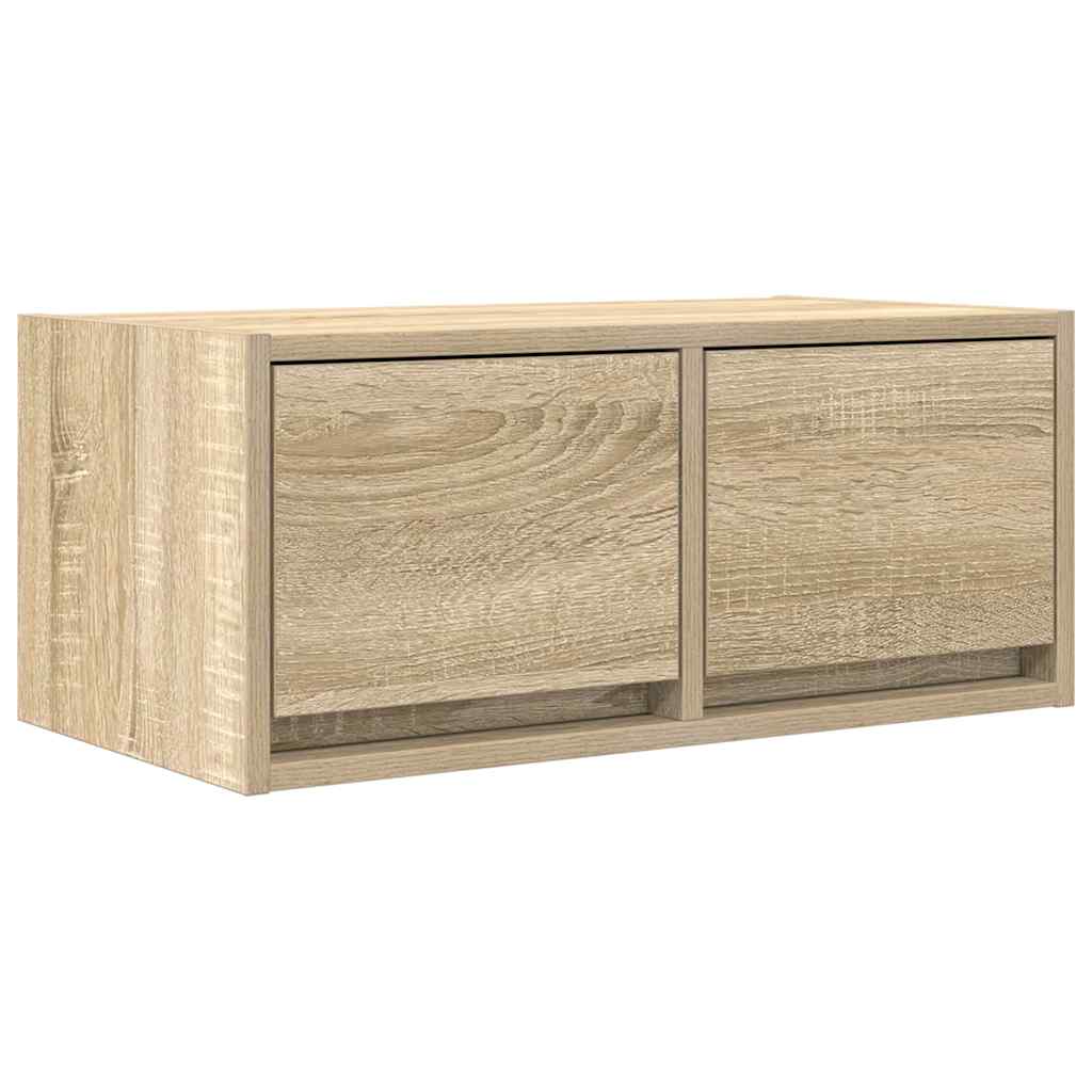Meubles TV 2 pcs chêne sonoma 60x31x25,5 cm bois d'ingénierie - XIOS