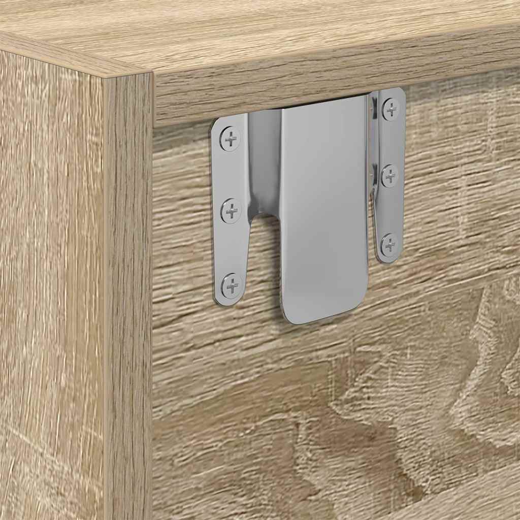 Meubles TV 2 pcs chêne sonoma 80x31x25,5 cm bois d'ingénierie - XIOS