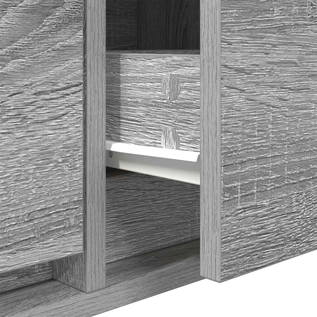 Meubles TV 2 pcs sonoma gris 80x31x25,5 cm bois d'ingénierie - XIOS