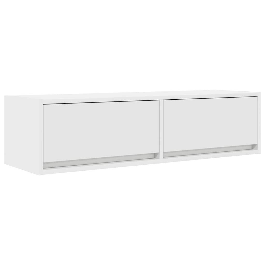 Meuble TV Blanc 100 x 31 x 25.5 cm Bois d'ingénierie - XIOS