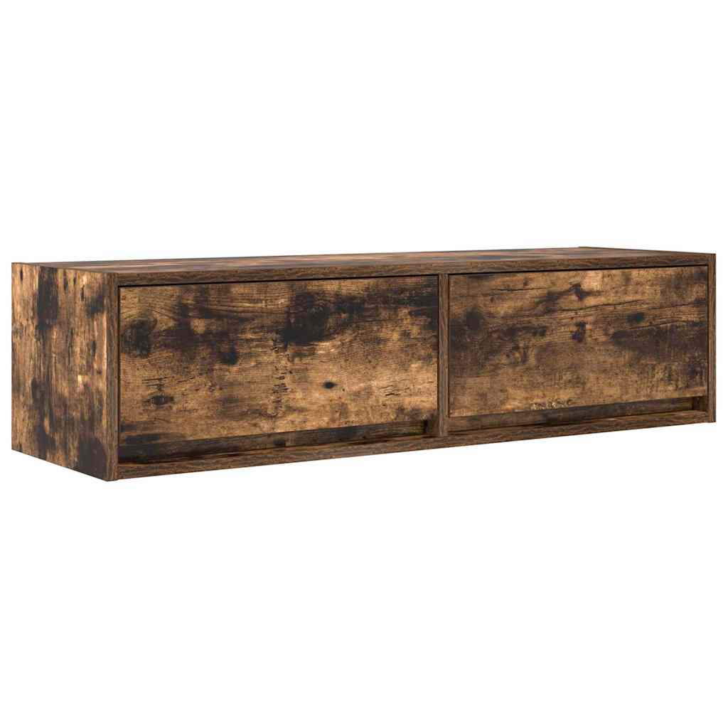Meuble TV Chêne fumé 100 x 31 x 25,5 cm Bois d'ingénierie - XIOS