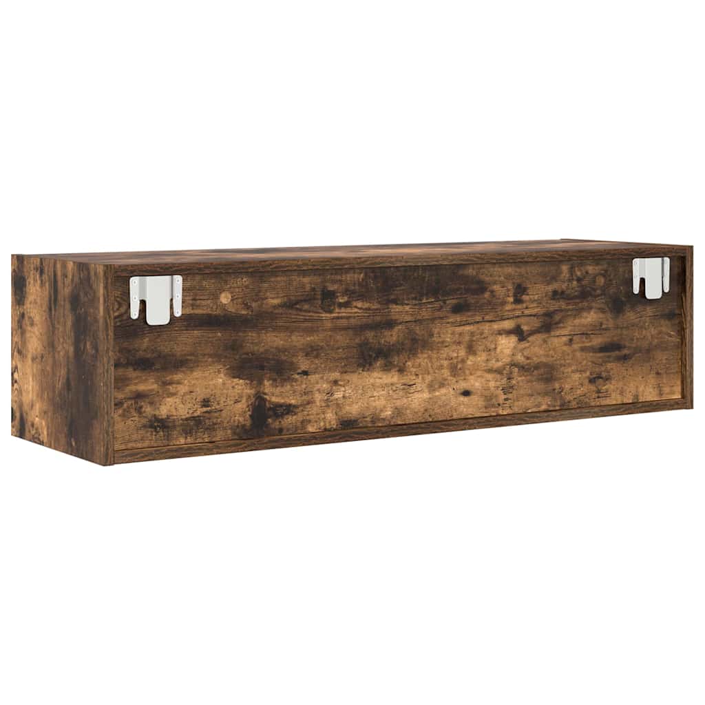 Meuble TV Chêne fumé 100 x 31 x 25,5 cm Bois d'ingénierie - XIOS