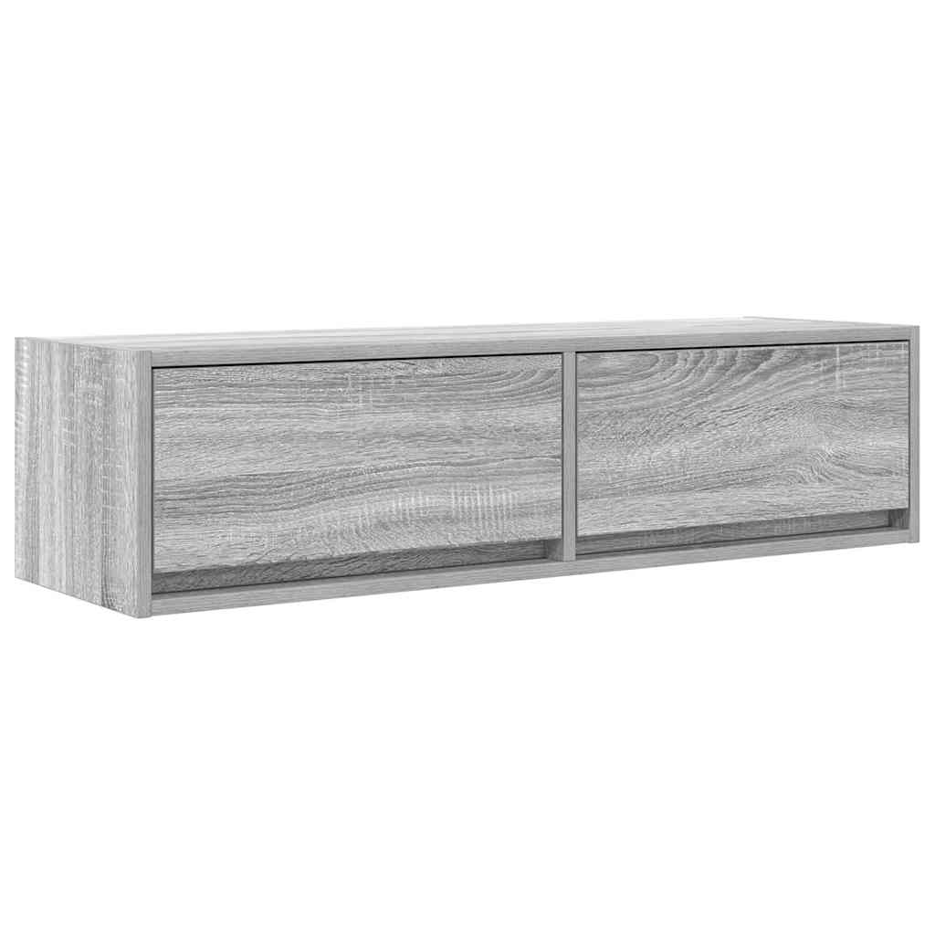 Meuble TV Sonoma gris 100 x 31 x 25.5 cm Bois d'ingénierie - XIOS