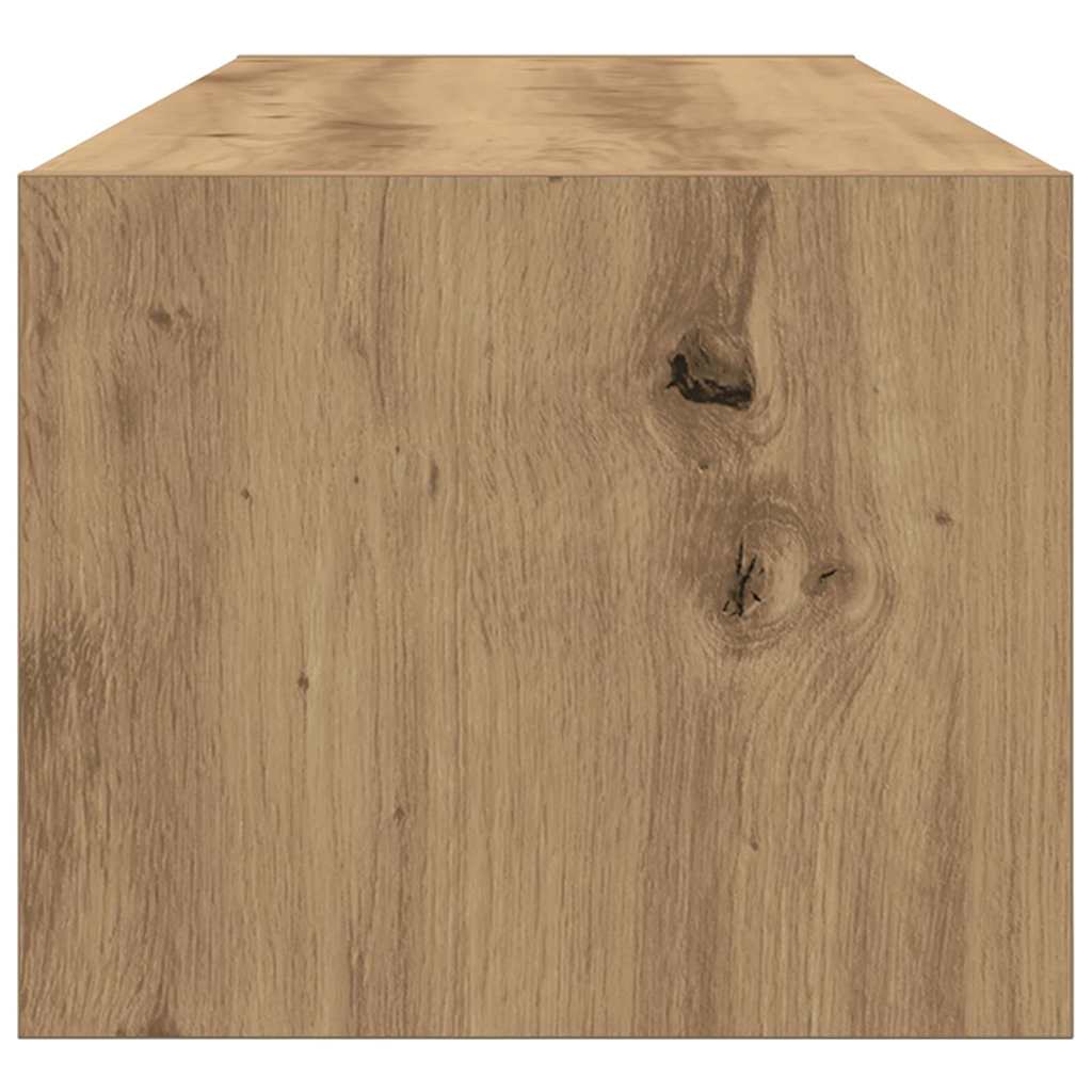 Meuble TV chêne artisanal 100 x 31 x 25.5 cm Bois d'ingénierie - XIOS
