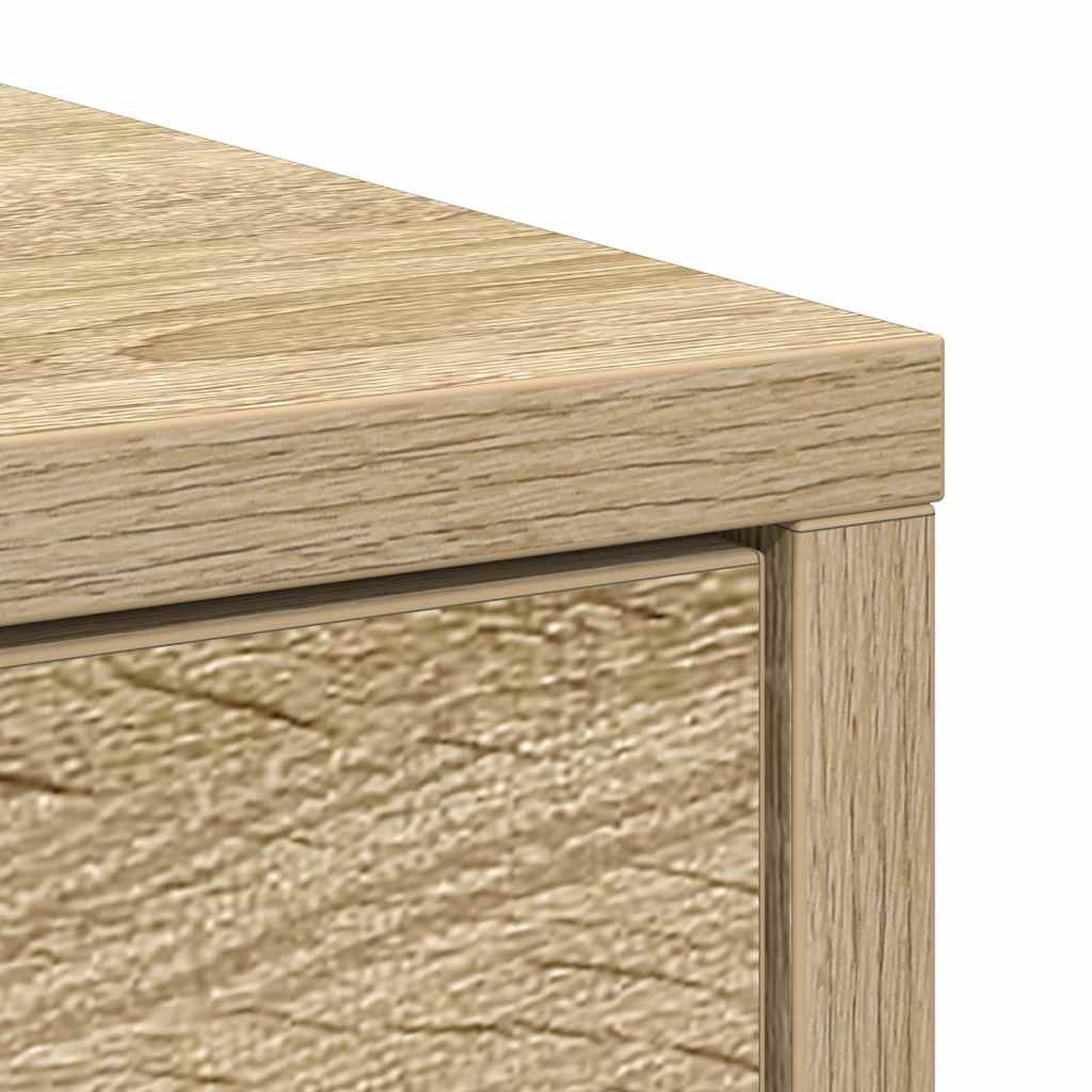 Buffet avec tiroir chêne sonoma 80x34x76 cm bois d'ingénierie - XIOS