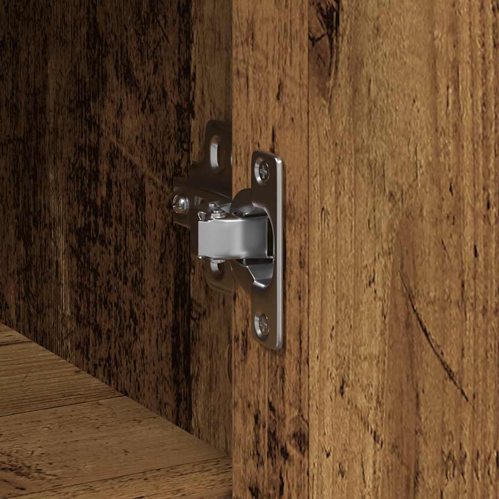 Buffet avec tiroir vieux bois 101x35x76 cm bois d'ingénierie - XIOS